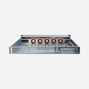 Inter-Tech 1U-10265 Châssis Serveur Rackable 19" 1U Acier Noir, Baies 9x 2.5", 3x 3.5" internes, 2x 5.25" externes, ATX/EATX/microATX/Mini-ITX, 5x ventilateurs 40mm - Miniature 5