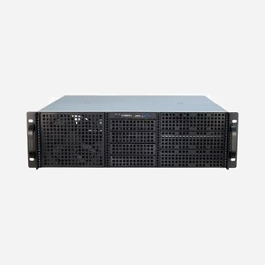 Inter-Tech Châssis Serveur Rackable 3U-30240 Noir Acier, compatible ATX/Flex-ATX/microATX/Mini-ITX, 12x3.5" internes, 6x5.25" externes, 1x120mm avant, 2x60mm arrière - Miniature 3