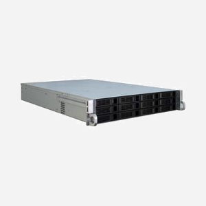 Inter-Tech IPC 2U-2412 Châssis Serveur Rack 2U ATX/EATX/microATX/Mini-ITX/SSI EEB, 1x 3.5", 14x 2.5", 2x USB 3.2 Gen 1, 8cm Fan - Miniature 1