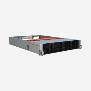 Inter-Tech IPC 2U-2412 Châssis Serveur Rack 2U ATX/EATX/microATX/Mini-ITX/SSI EEB, 1x 3.5", 14x 2.5", 2x USB 3.2 Gen 1, 8cm Fan - Miniature 2