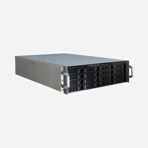 Inter-Tech 3U-3416 Châssis Serveur Rackable 19" 3U Acier Noir, Baies 1x5.25", 19x2.5", 2.5/3.5", ATX/EATX/mATX/Mini-ITX/SSI EEB, 3x120mm+2x60mm, USB 3.2 Gen 1 - Miniature 1