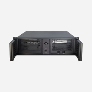 Inter-Tech 3U-3098-S Châssis Serveur Rackable 3U Acier Noir, Format ATX/microATX/Mini-ITX, 5x 3.5" internes, 4x 5.25" externes, 2x 60mm arrière - Miniature 3