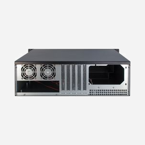 Inter-Tech 3U-3098-S Châssis Serveur Rackable 3U Acier Noir, Format ATX/microATX/Mini-ITX, 5x 3.5" internes, 4x 5.25" externes, 2x 60mm arrière - Miniature 4