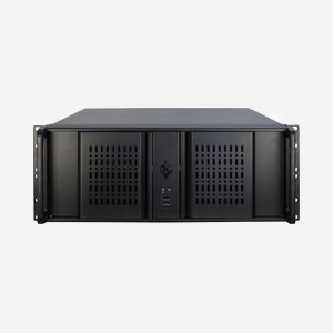 Inter-Tech 4U-4098-S Châssis Rackable 4U Acier Noir, 6 baies 5.25" externes, 5 baies 3.5" internes, compatible ATX/micro ATX/Mini-ITX, 2x 80mm arrière - Miniature 2