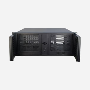 Inter-Tech 4U-4098-S Châssis Rackable 4U Acier Noir, 6 baies 5.25" externes, 5 baies 3.5" internes, compatible ATX/micro ATX/Mini-ITX, 2x 80mm arrière - Miniature 3