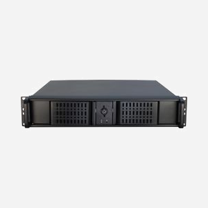 Inter-Tech 2U-2098-SK Châssis Serveur Rackable 2U Acier Noir, Carte Mère micro ATX/Mini-ITX, 8x 3.5", 1x 5.25", 3x 2.5", 2x Vent. 60mm - Miniature 2