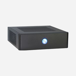 Inter-Tech ITX-601 Bureau Noir, Mini PC ITX, Alimentation Externe 60W, 2x 2.5", 195x215x60mm, Ventilateur Latéral 50mm, Connecteurs SATA & Molex - Miniature 3