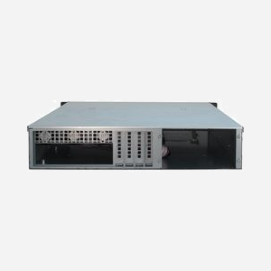 Inter-Tech 2U-2404L Châssis Serveur Rack 2U Noir/Argent, Micro ATX/Mini-ITX, 5x 3.5", 2.5" compatibles, Grille montage, 3x ventilateurs 40mm, USB 2.0/3.2 Gen 1 - Miniature 5