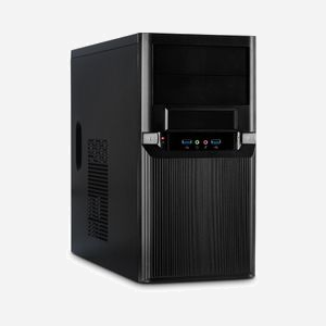 Inter-Tech TM-515 Micro Tower PC Noir, Micro ATX, 2x5.25" externes, 4x3.5", 2x2.5", Ventilation 80/92mm, USB 3.2 Gen 1, Acier 0.8mm, 180x420x365mm