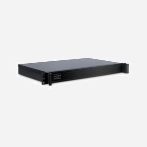 Inter-Tech IPC-K-126L Support Serveur 1U Acier Noir 485x285x45mm, Carte Mère Mini-ITX, 1x 3.5" interne, 2x 2.5", 2x USB 2.0, Sans Alimentation