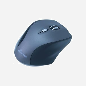 MediaRange MROS203 Souris Optique sans Fil RF 1600 DPI 5 Boutons Noire/Grise Droitier, Compatible Windows/macOS/Linux, 97x70x36mm, 60g - Miniature 2
