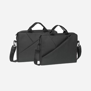 Rivacase 8720-GREY Malette 13.3" Gris Polyester, Compatible Macbook Pro/Air 13.3", Dimensions internes 330x240x35mm, 245x250x40mm, 390g - Miniature 3