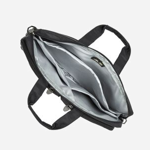 Rivacase 8550-BLACK Malette Polyester Noir 43.9cm (17.3") - Compartiment PC 425x290x45mm, Tablette 10.1", Documents, Poches Accessoires, Sangle Épaule - Miniature 3