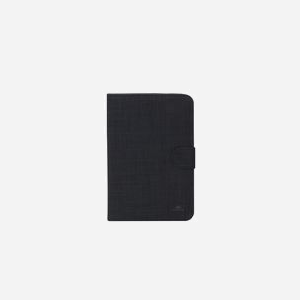 Rivacase 3314-BLACK Folio Noir 8" (20.3cm) Microfibre/Polyester, Compatibilité Universelle: iPad mini 4, Galaxy Tab A 8.0, ZenPad 8.0, Position Debout, 210g - Miniature 1