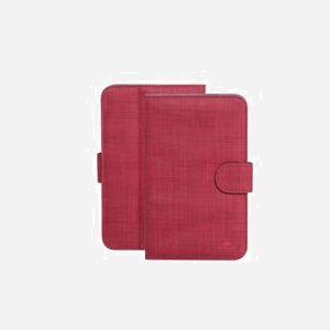 Rivacase 3312 Folio Rouge 7" Polyester 17.8cm Compatible Acer/Asus/Huawei/Lenovo/Samsung, Dimensions 134x198x13mm, Poids 180g - Miniature 2