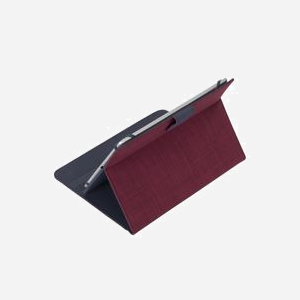 Rivacase 3317-RED Etui Folio Rouge 10.1" (25.6 cm) Microfibre/Polyester - Compatible Acer, Apple iPad Air 2, Asus, Lenovo, Samsung, Sony - Résistant Chocs/Poussière/Rayures - Miniature 3