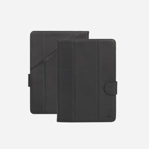 Rivacase 3137-BLACK Folio Universel 10.1" (25.6cm) Microfibre/PU Noir, Positions Multiples, Fermeture Magnétique, Compatible Acer/iPad/Asus/Lenovo/Samsung, 330g - Miniature 4