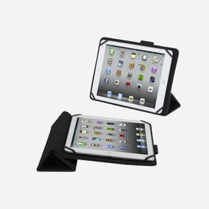 Rivacase 3137-BLACK Folio Universel 10.1" (25.6cm) Microfibre/PU Noir, Positions Multiples, Fermeture Magnétique, Compatible Acer/iPad/Asus/Lenovo/Samsung, 330g - Miniature 5