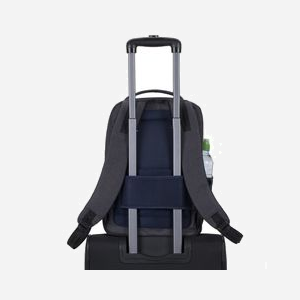 Rivacase 7765BLACK Sac à dos 16" (40.6cm) Noir Polyester Monochromatique, Compartiment 280x40x410mm, Dimensions 290x200x430mm, Résistant à l'eau, 560g - Miniature 3