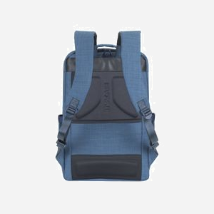 Rivacase 8365-BLUE Sac à dos 17.3" Polyester Bleu, Compartiment 290x430x50mm, Dimensions 320x475x170mm, Poids 850g - Miniature 3