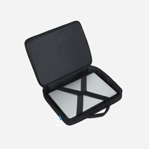 Rivacase 8087-BLACK Sac Messenger 16" Polyester Noir, Compartiment 410x310x50mm, Poche Avant, Sangle Épaule, Dimensions 420x320x70mm, Poids 690g - Miniature 3