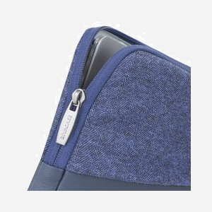 Rivacase 7903-BLUE Housse 13.3" (33.8cm) Bleu, Polyester/Polyuréthane, Compatible iPad Pro 12.9/MacBook Air/Pro 13, 340x250x25mm, 240g - Miniature 5