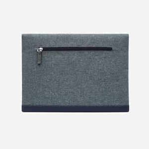 Rivacase 8803-KHAKI-MELANGE Housse 13.3" (33.8 cm) Bleu/Gris - Polyester/Polyuréthane - Poches Avant/Arrière - 355x260x20 mm, compartiment 340x250x18 mm - Miniature 2
