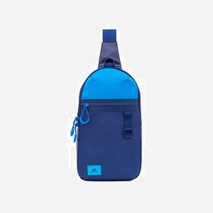 Rivacase Dijon 5312-BLUE Sacoche bandoulière 10.1" Bleu - Polyester/Polyuréthane, Poches Int./Ext., Résistant eau/rayures, 310x170x70mm, 210g - Miniature 1