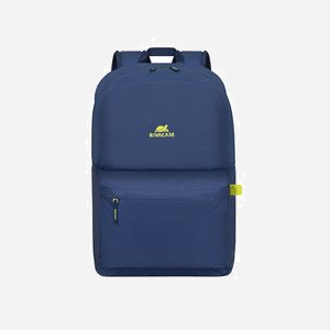 Rivacase 5562-BLUE Sac à dos Mestalla 15.6" Bleu Polyester, Compartiment PC 275x400mm, Volume 24L, Poches multiples, Résistant à l'eau, 300x180x450mm - Miniature 2