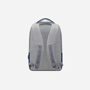 Rivacase 7562GREY Sac à dos 15.6" Gris/Marine, Polyester, Compartiment PC 265x40x390mm, Poche USB, Résistant à l'eau, 305x120x460mm, 635g - Miniature 4