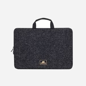 Rivacase 7915-BLACK Housse 15.6" Polyester/Polyuréthane Noir/Blanc - Compartiment Tablette, Poche Arrière, Résistance Chocs/Eau/Rayures, 400x280x37mm, 330g - Miniature 2