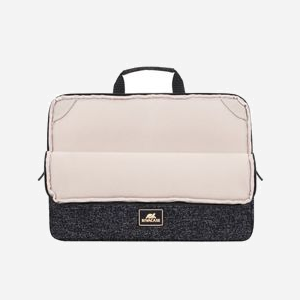 Rivacase 7915-BLACK Housse 15.6" Polyester/Polyuréthane Noir/Blanc - Compartiment Tablette, Poche Arrière, Résistance Chocs/Eau/Rayures, 400x280x37mm, 330g - Miniature 5