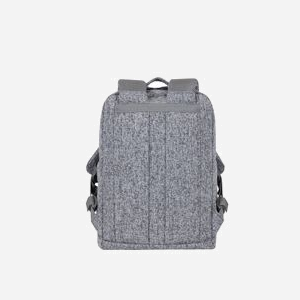 Rivacase 7923-LIGHT-GREY Sac à dos 13.3" Gris Polyester, Compartiment Tablette, Poches, 270x120x400mm, Résistant à l'eau & poussière, 630g - Miniature 3