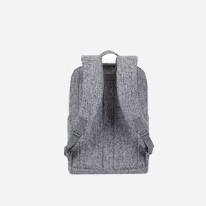 Rivacase 7923-LIGHT-GREY Sac à dos 13.3" Gris Polyester, Compartiment Tablette, Poches, 270x120x400mm, Résistant à l'eau & poussière, 630g - Miniature 4