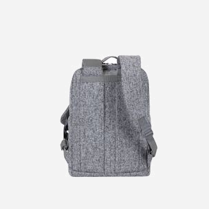 Rivacase 7923-LIGHT-GREY Sac à dos 13.3" Gris Polyester, Compartiment Tablette, Poches, 270x120x400mm, Résistant à l'eau & poussière, 630g - Miniature 5