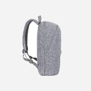 Rivacase 7962GR Sac à Dos 15.6" Noir/Gris Polyester Résistant à l'Eau, Compartiment Tablette, Dimensions 310x150x460mm, Poids 790g - Miniature 3