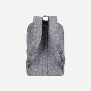 Rivacase 7962GR Sac à Dos 15.6" Noir/Gris Polyester Résistant à l'Eau, Compartiment Tablette, Dimensions 310x150x460mm, Poids 790g - Miniature 4