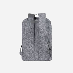 Rivacase 7962GR Sac à Dos 15.6" Noir/Gris Polyester Résistant à l'Eau, Compartiment Tablette, Dimensions 310x150x460mm, Poids 790g - Miniature 5