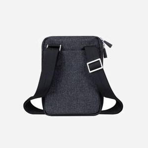 Rivacase 8810BK Sac Messenger Noir 8" (20.3cm) Polyester/Polyuréthane 150x40x210mm, Intérieur 145x35x205mm, Résistant Poussière/Rayures, 280g - Miniature 2