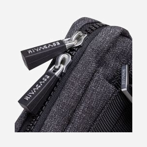 Rivacase 8810BK Sac Messenger Noir 8" (20.3cm) Polyester/Polyuréthane 150x40x210mm, Intérieur 145x35x205mm, Résistant Poussière/Rayures, 280g - Miniature 3