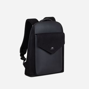 Rivacase 8524-BLACK Sac à dos 14" (35.6cm) Noir Toile/Polyester/Polyuréthane Unisexe, Compartiment Tablette, Dimensions internes 250x35x365mm, 640g