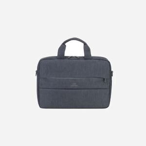 Rivacase 7522-DARK-GREY Malette 14" (35.6cm) Gris, Polyester, Poche Frontale, Sangle d'Épaule Amovible, Résistant à l'Eau, 370x270x60mm, 410g - Miniature 2