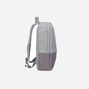Rivacase 7562 Sac à dos 15.6" (39.6cm) Gris/Moka Polyester, Poche Frontale, Port USB, Compartiment Laptop 265x40x390mm, 305x120x460mm, 635g - Miniature 3