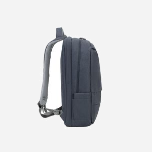 Rivacase 7567-DARK-GREY Sac à Dos 17.3" Polyester Bleu, Compartiment PC 290x450x40mm, Poche Frontale, Résistant à l'Eau, Port USB, 305x150x480mm - Miniature 3