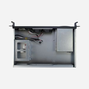 Inter-Tech 1.5U-1528L Châssis Serveur Rackable 1.5U Acier Noir, Mini-ITX, 2x3.5" + 2x2.5", 2x 60mm, ATX, 482x314x65mm - Miniature 3