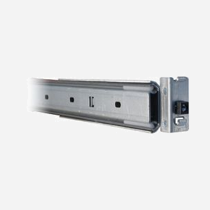 Inter-Tech Rail d'Étagère 19" Acier Argent 40x650x12mm, Charge Max. 30kg, Profondeur de Montage 69-100cm, Réf. 88887211 - Miniature 2