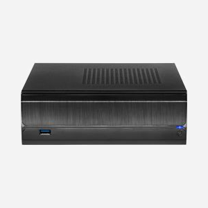 Inter-Tech JX-500 Mini Tower PC Noir, ITX, 1x 2.5", USB 3.2 Gen 1, Bloc d'alimentation ATX, 200x240x65mm, CE/RoHS - Miniature 2