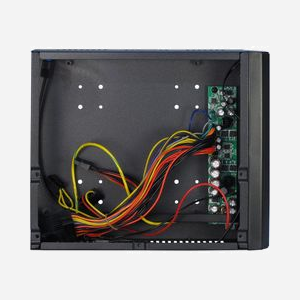 Inter-Tech JX-500 Mini Tower PC Noir, ITX, 1x 2.5", USB 3.2 Gen 1, Bloc d'alimentation ATX, 200x240x65mm, CE/RoHS - Miniature 5