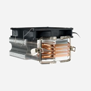 Dynatron Argus SU-260 Refroidisseur CPU 12cm, 600-1400 RPM, 59.47 m³/h, Socket Intel LGA 115x/1200 & AMD AM2/AM3/AM4, TDP 150W, Noir/Orange - Miniature 2