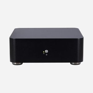 Inter-Tech ITX A60 Mini Tower Noir, Boîtier PC ITX Aluminium, Alimentation Externe 60W, 2 Baies 2.5", 2x USB 3.2 Gen 1, Dimensions 200x200x73mm - Miniature 2